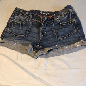 Denim shorts